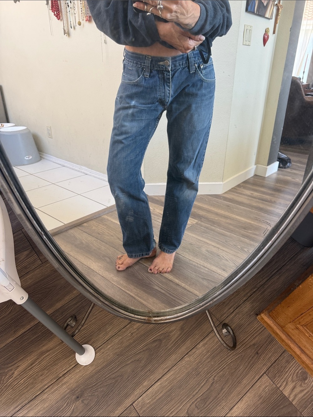 Vtg Levi’s 514 Classic Straight-Leg Blue Denim Jeans